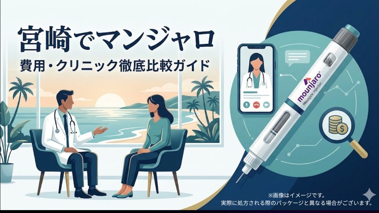 マンジャロを宮崎で安く始めるなら？おすすめ処方クリニック5選と選び方