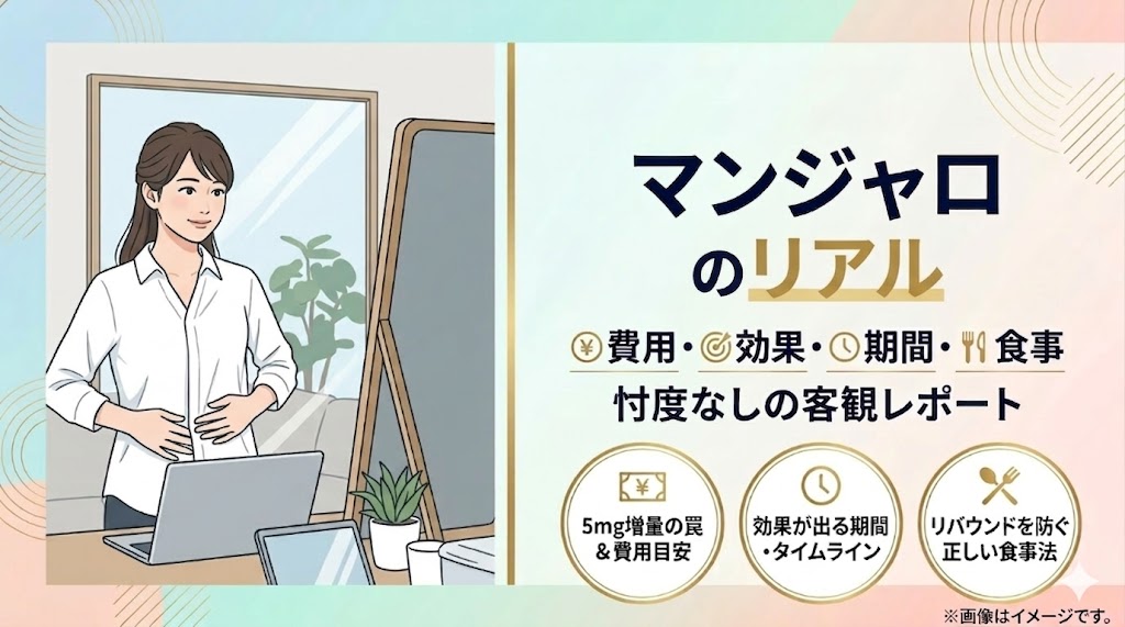 マンジャロ処方は結局いくら？5mg増量時の費用・期間・リアルな変化を解説