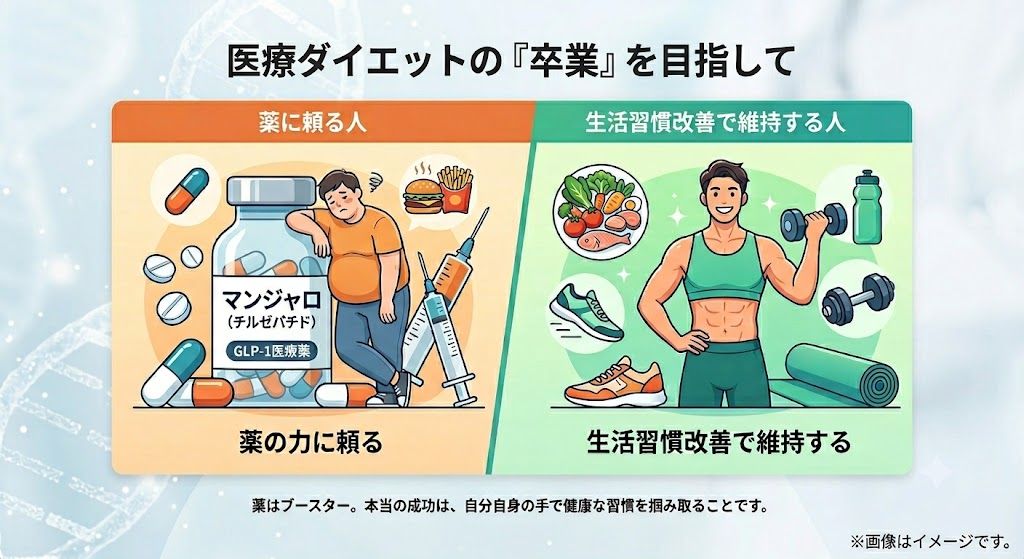 マンジャロでリバウンドしなかった?知恵袋の失敗談と2週間に1回への減薬術