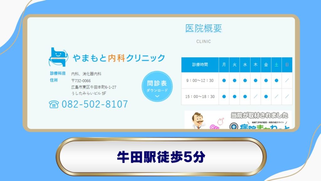 やまもと内科クリニック：内科的知見に基づいたダイエットサポート