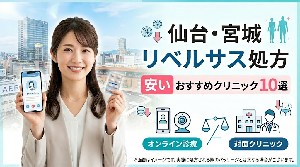 仙台でリベルサス処方が安いおすすめクリニック10選！オンラインと対面を徹底比較