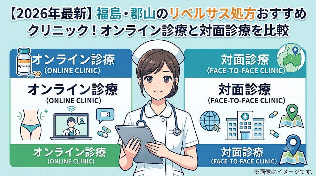 【2026年最新】福島・郡山のリベルサス処方おすすめクリニック7選！オンライン診療と対面診療を比較