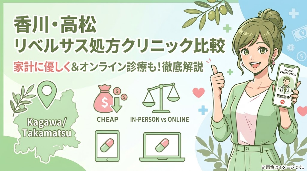 香川・高松でリベルサス処方が受けられるおすすめクリニック比較！オンラインと通院の費用を徹底解説