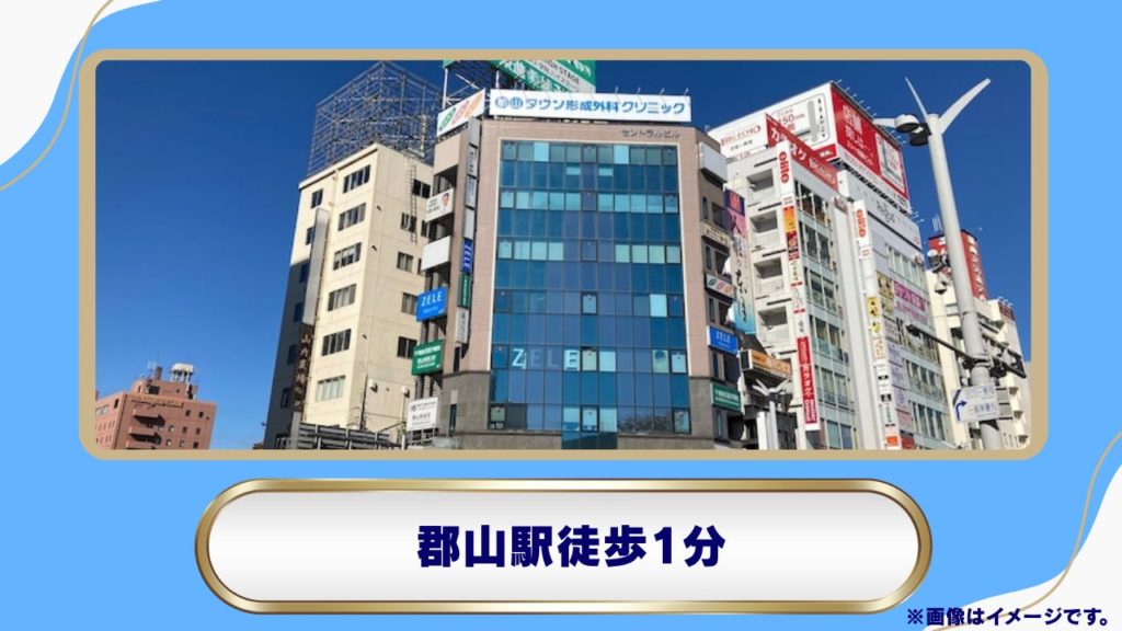 【郡山駅・いわき駅近く】タウン形成外科クリニック(郡山院・いわき院)|リベルサス処方の料金・特徴・診療情報