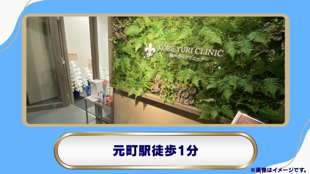 神戸ゆりクリニック｜元町駅徒歩1分・3mg〜14mg全用量に対応した美容皮膚科 