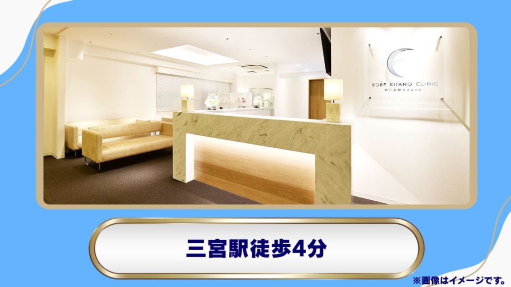 神戸北野クリニック｜三ノ宮駅徒歩4分・全用量でモニタープランが利用できる美容クリニック 