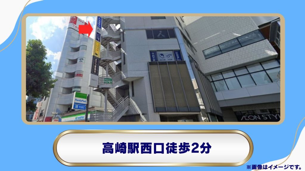 イースト駅前クリニック 高崎院｜男性限定・予約不要でスムーズに対応する対面診療院 