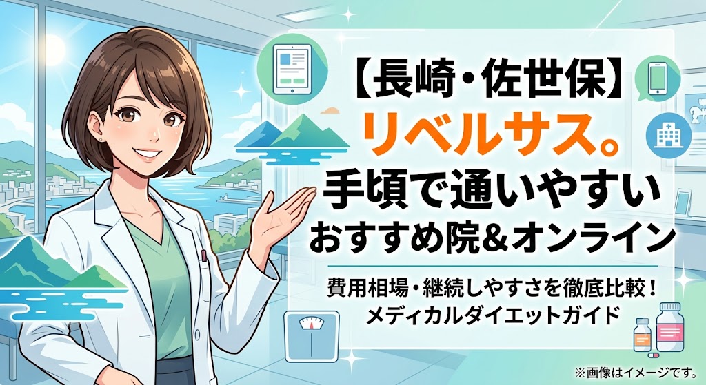 長崎・佐世保のリベルサス処方クリニックおすすめ6選！オンラインと対面診療の費用を比較